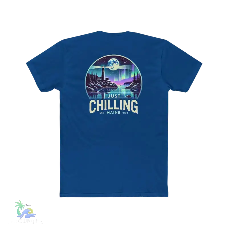 Just Chilling Scenic Tee – Coastal Escape- Maine Edition - T-Shirt