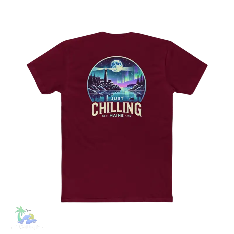 Just Chilling Scenic Tee – Coastal Escape- Maine Edition - T-Shirt