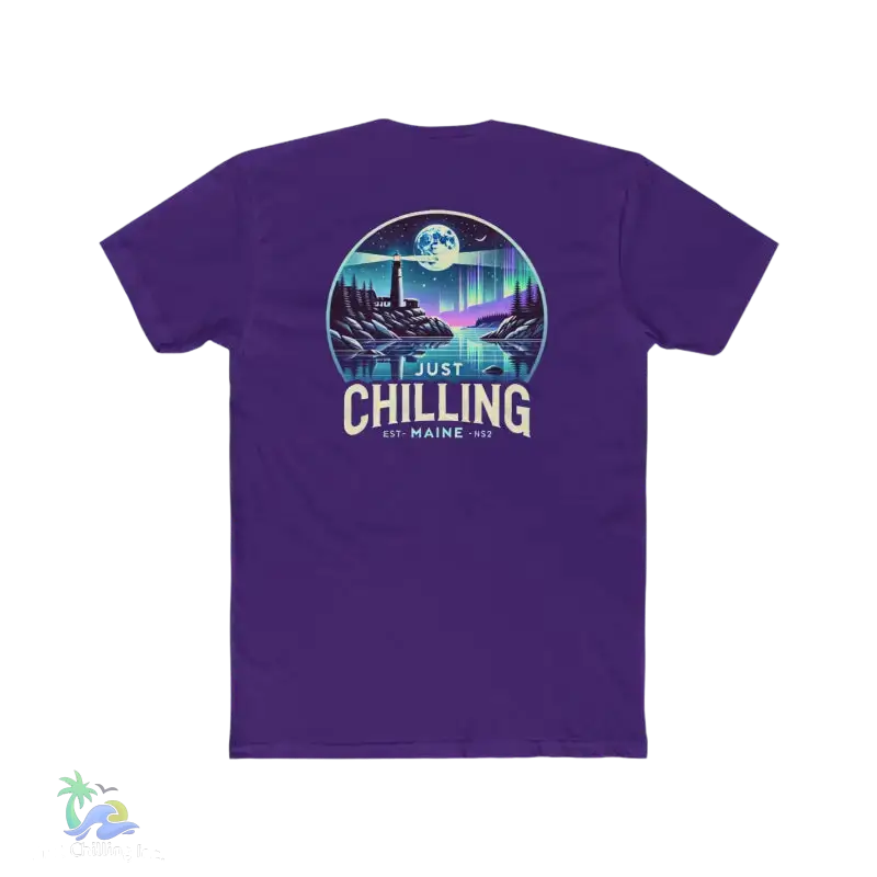 Just Chilling Scenic Tee – Coastal Escape- Maine Edition - T-Shirt
