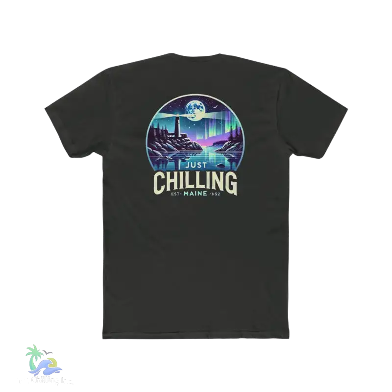 Just Chilling Scenic Tee – Coastal Escape- Maine Edition - T-Shirt