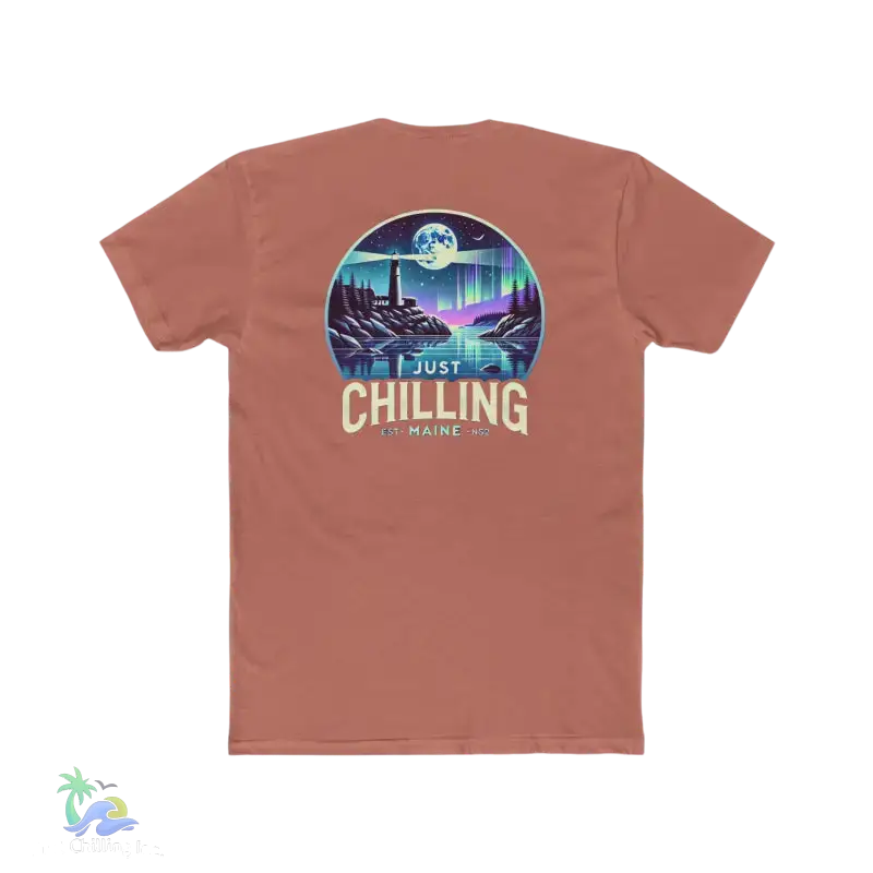 Just Chilling Scenic Tee – Coastal Escape- Maine Edition - T-Shirt