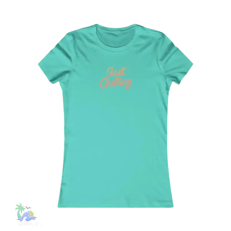 Just Chilling Triple T Women’s Tee - Casual & Fun Shirt for Tattoo Lovers - Teal / S - T-Shirt