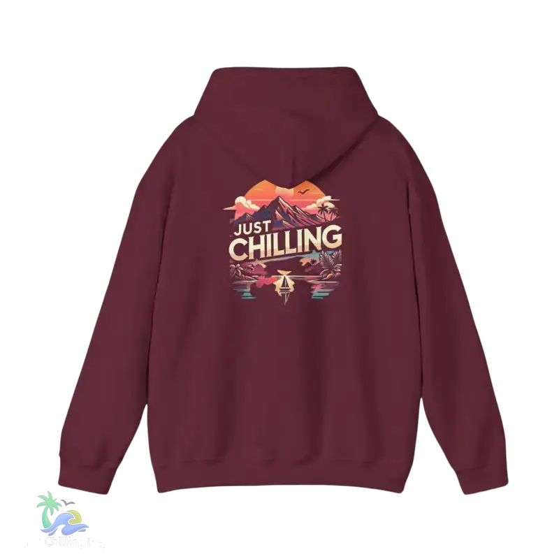 Just Chilling Unisex Heavy Blend™ Hooded Sweatshirt - Perfect for Relaxation and Outdoor Adventures - Hoodie