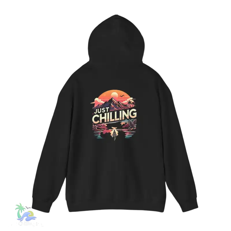 Just Chilling Unisex Heavy Blend™ Hooded Sweatshirt - Perfect for Relaxation and Outdoor Adventures - Hoodie