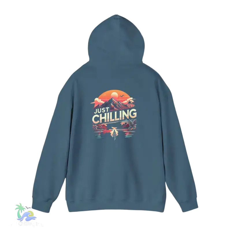 Just Chilling Unisex Heavy Blend™ Hooded Sweatshirt - Perfect for Relaxation and Outdoor Adventures - Hoodie