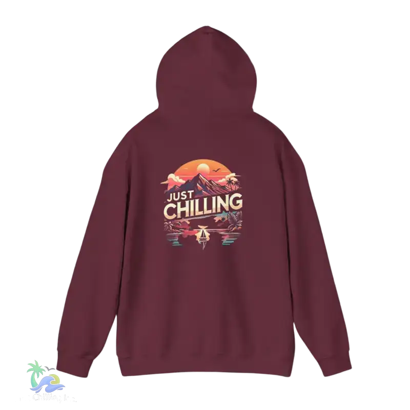 Just Chilling Unisex Heavy Blend™ Hooded Sweatshirt - Perfect for Relaxation and Outdoor Adventures - Hoodie