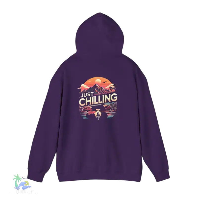 Just Chilling Unisex Heavy Blend™ Hooded Sweatshirt - Perfect for Relaxation and Outdoor Adventures - Hoodie