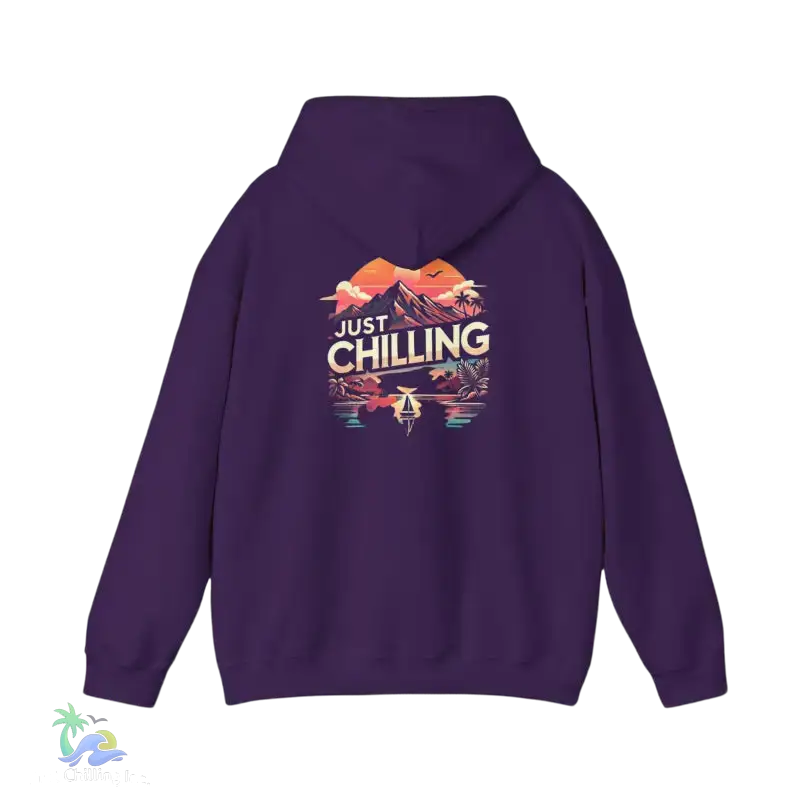 Just Chilling Unisex Heavy Blend™ Hooded Sweatshirt - Perfect for Relaxation and Outdoor Adventures - Hoodie