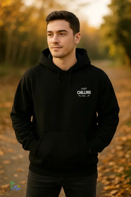 Just Chilling™ Unisex Heavy Blend Hoodie – Nature Meets Comfort - Hoodie