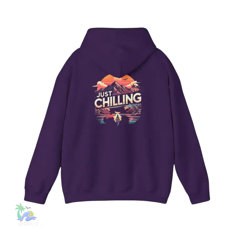 Just Chilling Unisex Heavy Blend™ Hooded Sweatshirt - Perfect for Relaxation and Outdoor Adventures - Hoodie