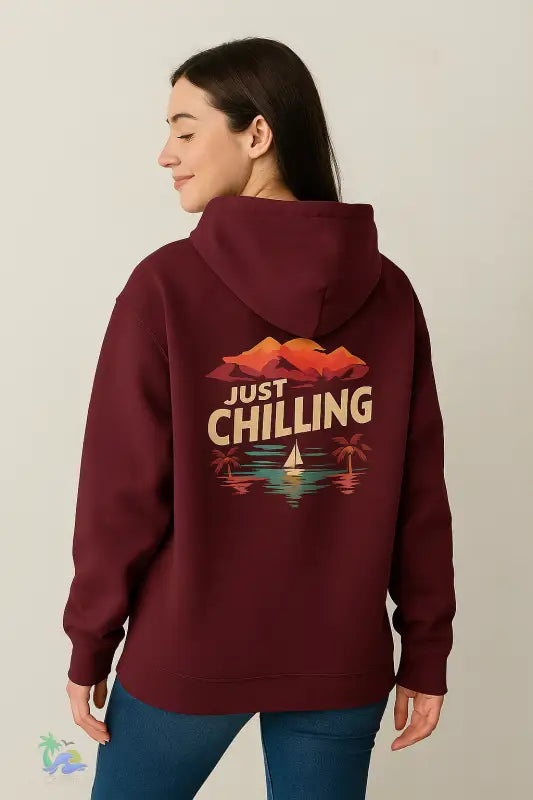 Just Chilling™ Unisex Heavy Blend Hoodie – Nature Meets Comfort - Hoodie