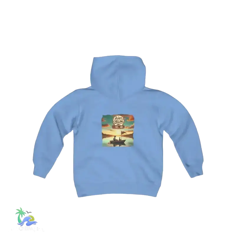 kids Heavy Blend Hooded Sweatshirt - Local boy - we do things different around here Boy hoodie- We do things different around here - Just Chilling Inc. -