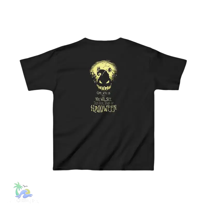 Kids T-Shirt Nightmare Before Christmas Oogy Boogie Design - Black / XS - Kids clothes