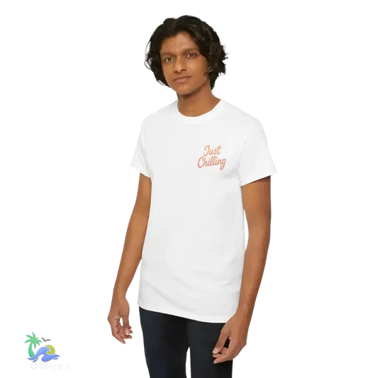 Maryland State Vibes – Unisex Cotton Tee | Classic Fit Shirt With Shoulder Tape - Just Chilling Inc.