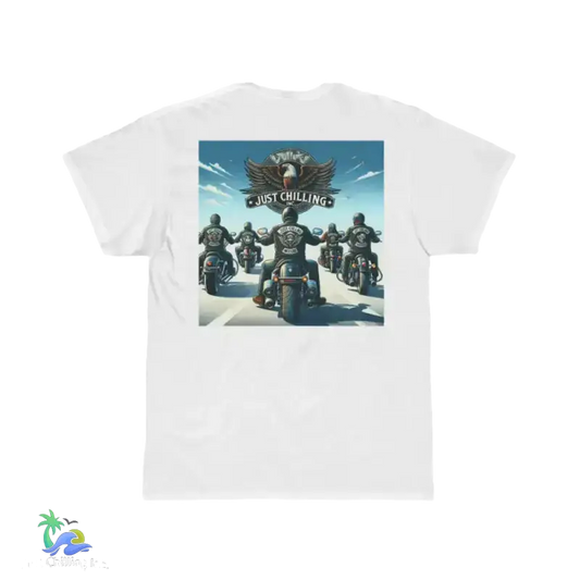 Men's Short Sleeve Tee biker design - Just Chilling Inc. -
