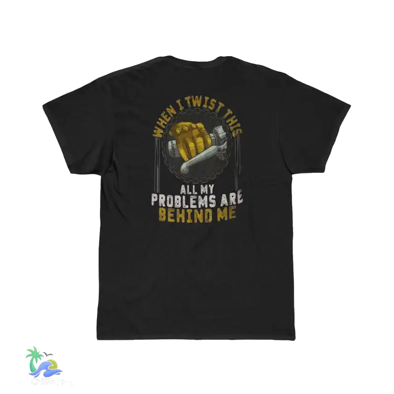 Men’s Short Sleeve Tee When I twist - Black / S - T-Shirt