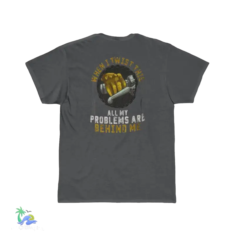 Men’s Short Sleeve Tee When I twist - Charcoal / S - T-Shirt