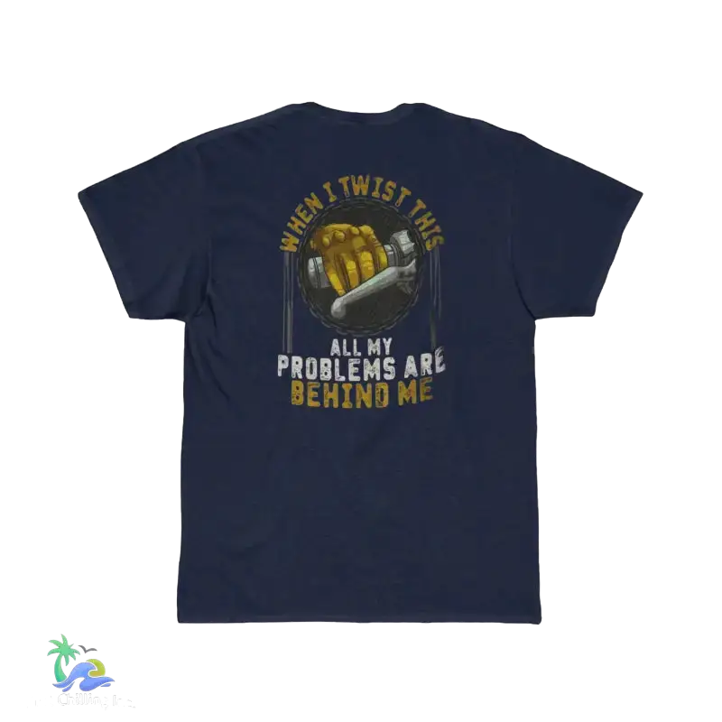 Men’s Short Sleeve Tee When I twist - Athletic Navy / 2XL - T-Shirt