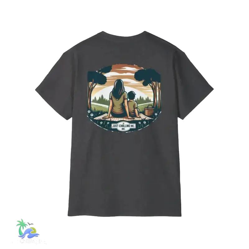 Mom & Son Matching Ultra Cotton Tee – Just Chillin’ Collection - Just Chilling Inc. -