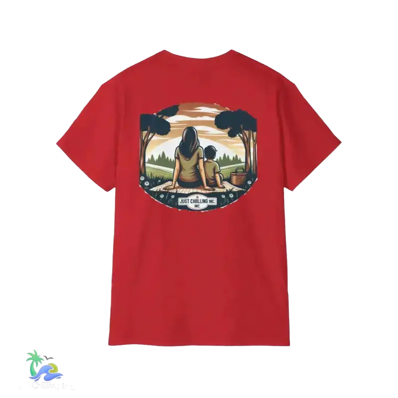 Mom & Son Matching Ultra Cotton Tee – Just Chillin’ Collection - Just Chilling Inc. -