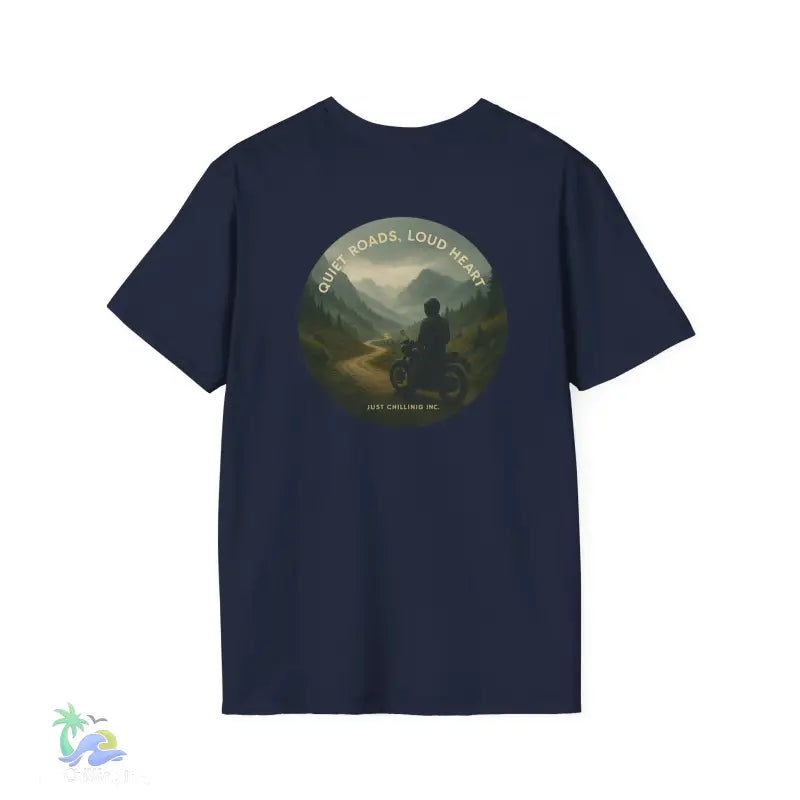 Motorcycle Tshirt- Express Yourself _ Quiet Road-Load Hearts - T-Shirt