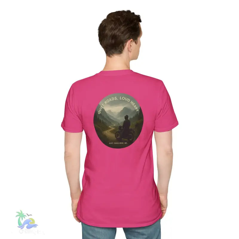 Motorcycle Tshirt- Express Yourself _ Quiet Road-Load Hearts - T-Shirt