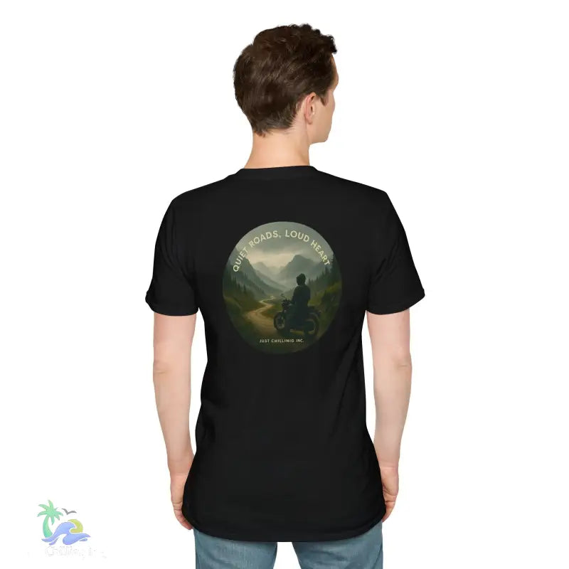 Motorcycle Tshirt- Express Yourself _ Quiet Road-Load Hearts - T-Shirt