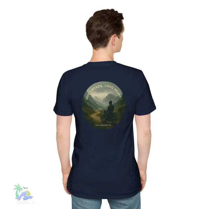 Motorcycle Tshirt- Express Yourself _ Quiet Road-Load Hearts - T-Shirt