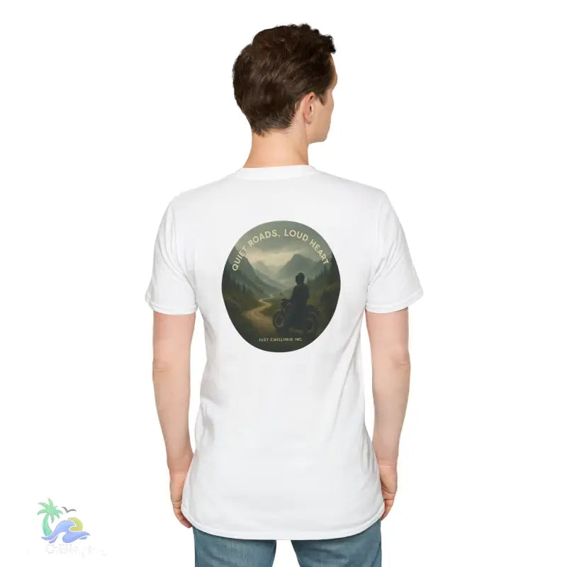 Motorcycle Tshirt- Express Yourself _ Quiet Road-Load Hearts - T-Shirt