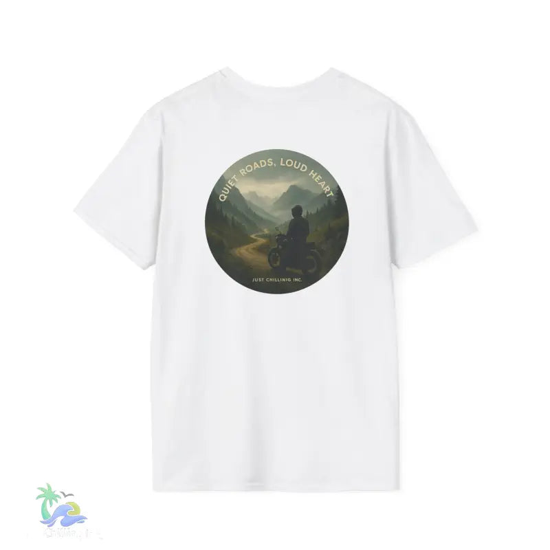 Motorcycle Tshirt- Express Yourself _ Quiet Road-Load Hearts - T-Shirt
