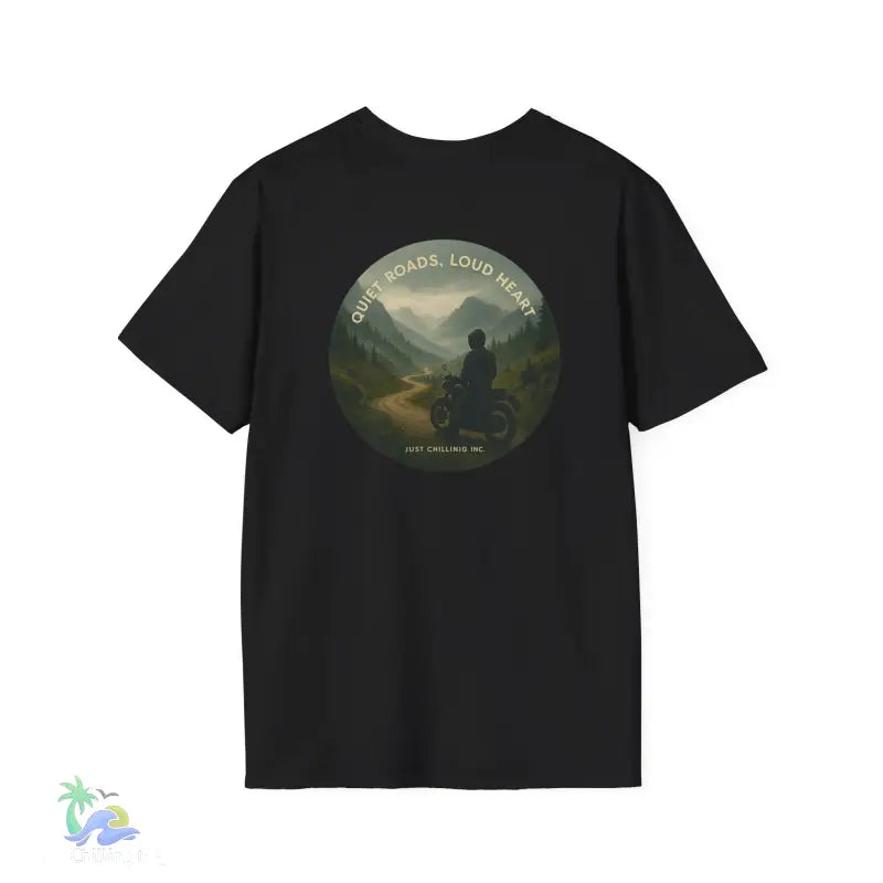 Motorcycle Tshirt- Express Yourself _ Quiet Road-Load Hearts - T-Shirt