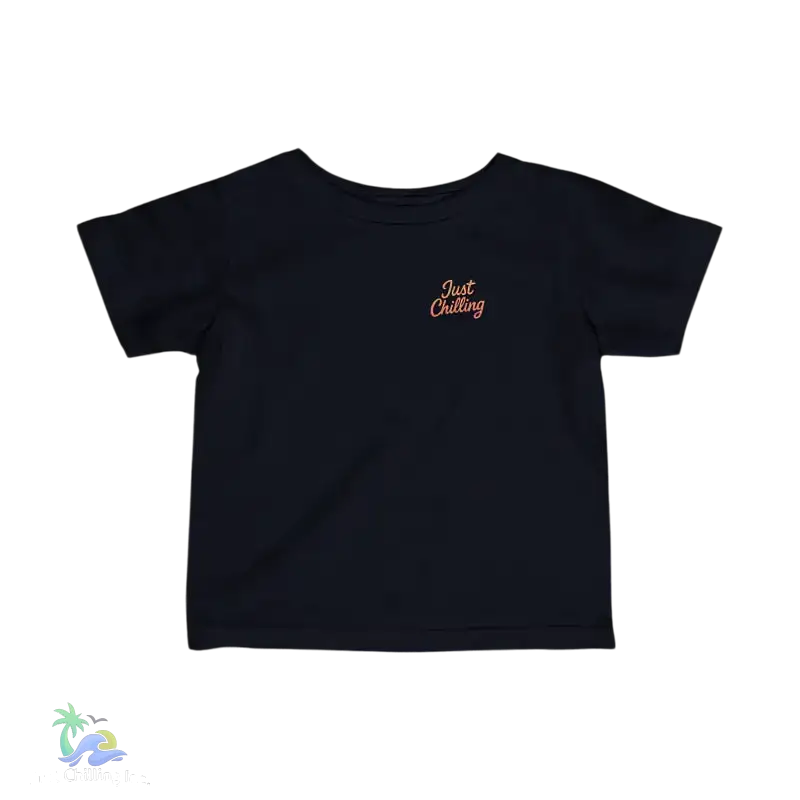 Infant kids Fine Jersey Tee outer banks - Navy / 6M - Kids clothes