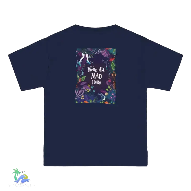 Personalized Alice in Wonderland Beefy-T® Short-Sleeve T-Shirt - 100% Cotton, Customizable & Durable - Just Chilling Inc. -
