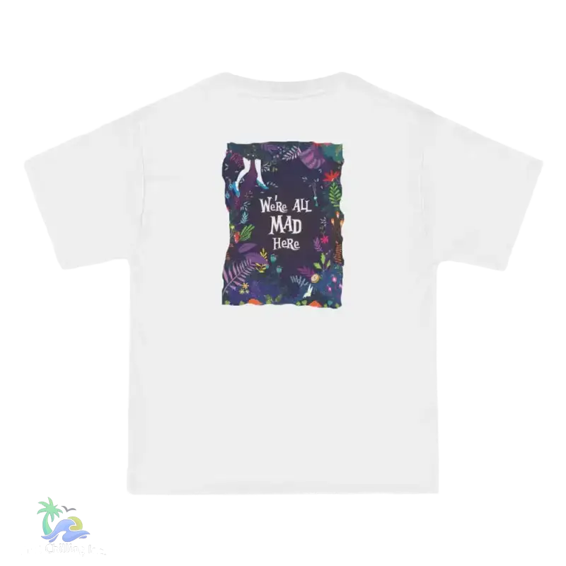 Personalized Alice in Wonderland Beefy-T® Short-Sleeve T-Shirt - 100% Cotton, Customizable & Durable - Just Chilling Inc. -