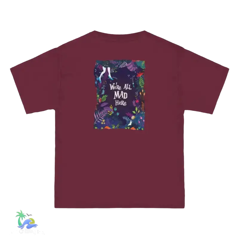 Personalized Alice in Wonderland Beefy-T® Short-Sleeve T-Shirt - 100% Cotton, Customizable & Durable - Just Chilling Inc. -
