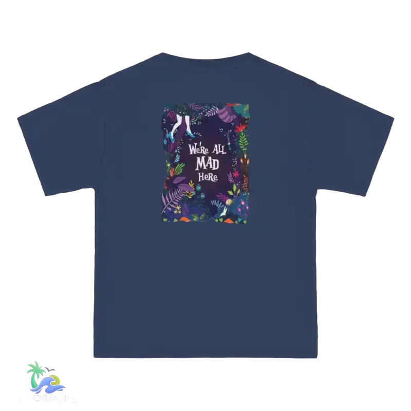 Personalized Alice in Wonderland Beefy-T® Short-Sleeve T-Shirt - 100% Cotton, Customizable & Durable - Just Chilling Inc. -