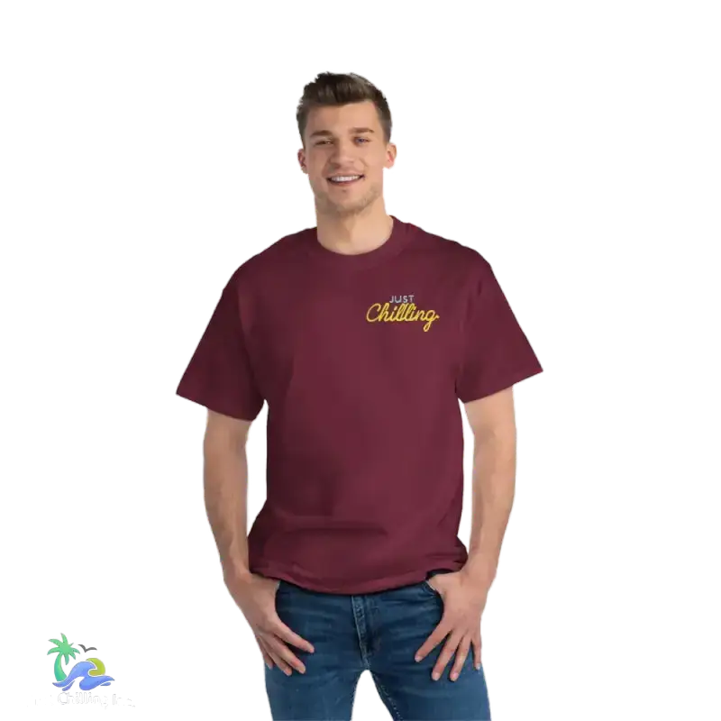 Personalized Alice in Wonderland Beefy-T® Short-Sleeve T-Shirt - 100% Cotton, Customizable & Durable - Just Chilling Inc. -