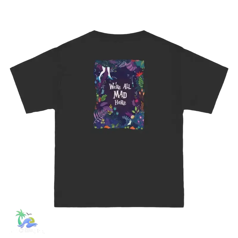Personalized Alice in Wonderland Beefy-T® Short-Sleeve T-Shirt - 100% Cotton, Customizable & Durable - Just Chilling Inc. -