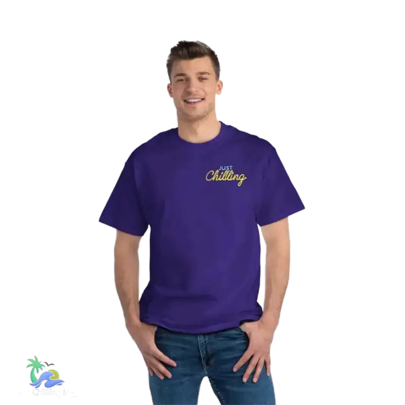 Personalized Alice in Wonderland Beefy-T® Short-Sleeve T-Shirt - 100% Cotton, Customizable & Durable - Just Chilling Inc. -