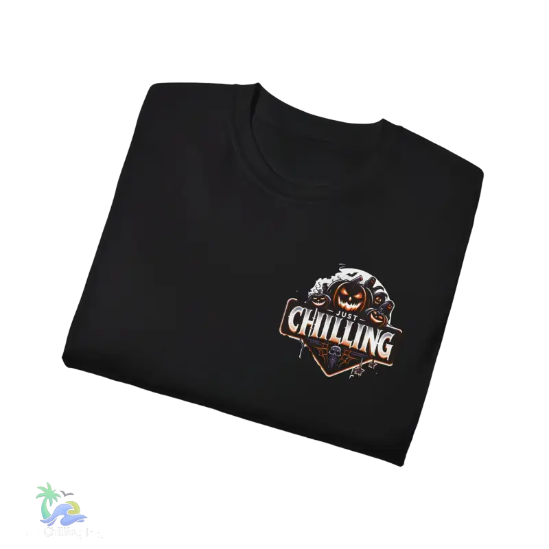 Unisex Ultra Cotton Tee – Halloween Themed Graphic T - Shirt for Spooky Season Fun - Just Chilling Inc.Just Chilling Inc.