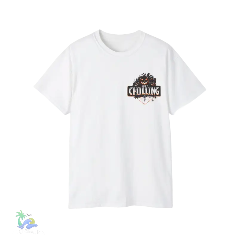 Unisex Ultra Cotton Tee – Halloween Themed Graphic T - Shirt for Spooky Season Fun - Just Chilling Inc.Just Chilling Inc.