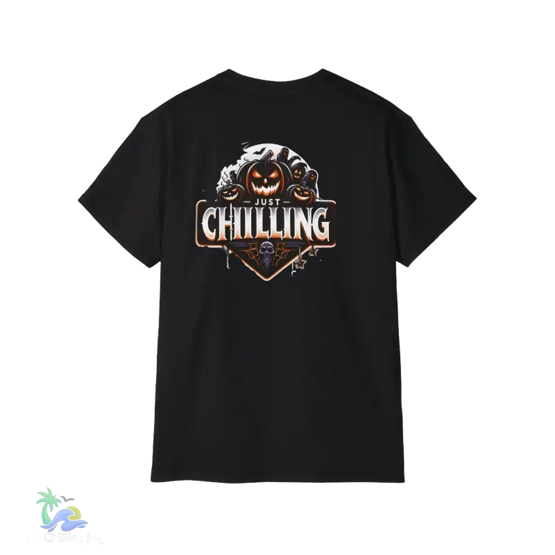Unisex Ultra Cotton Tee – Halloween Themed Graphic T - Shirt for Spooky Season Fun - Just Chilling Inc.Just Chilling Inc.