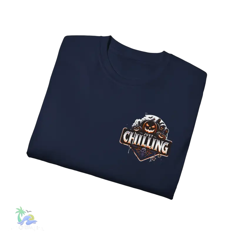 Unisex Ultra Cotton Tee – Halloween Themed Graphic T - Shirt for Spooky Season Fun - Just Chilling Inc.Just Chilling Inc.