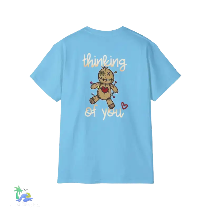 Unisex Ultra Cotton Tee Thinking - Sky / S - T-Shirt