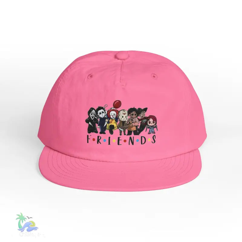 Surf Cap friends theme all your favorite horror characters - One size / Charity Pink - Hats
