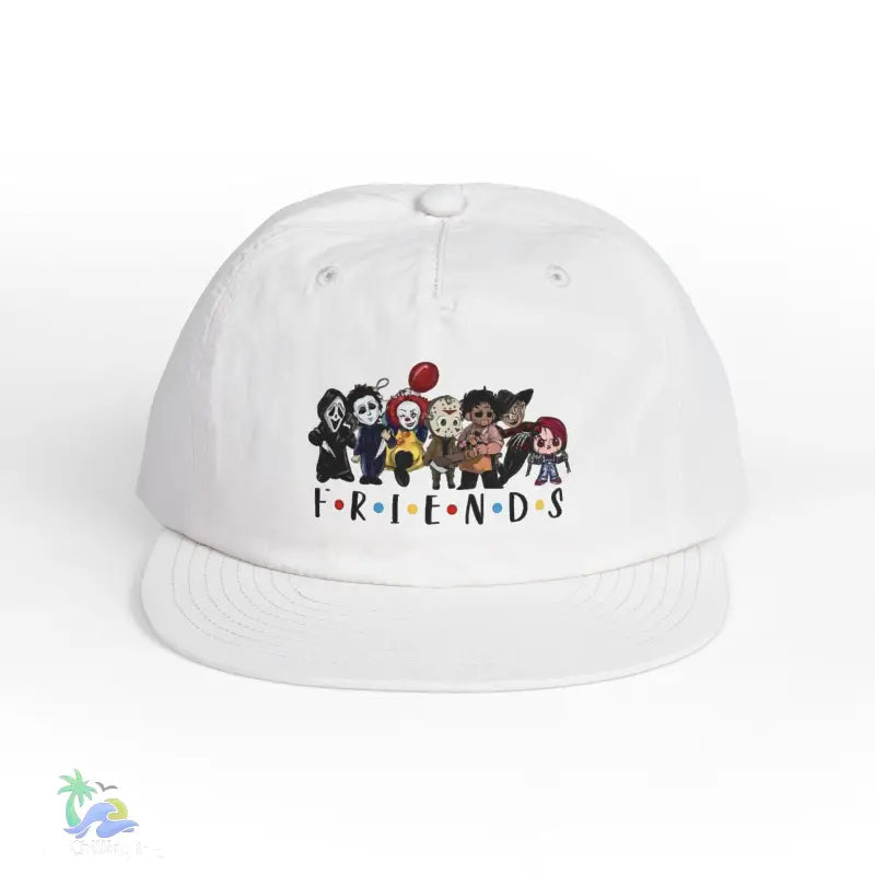 Surf Cap friends theme all your favorite horror characters - One size / White - Hats