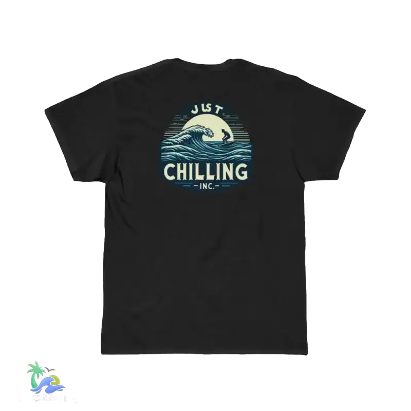 Surf-Inspired Mens Short Sleeve Tee Perfect for Catching Waves - Just Chilling Inc. -