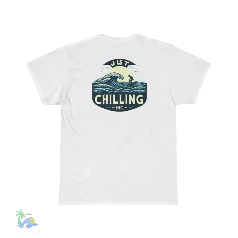 Surf-Inspired Mens Short Sleeve Tee Perfect for Catching Waves - Just Chilling Inc. -