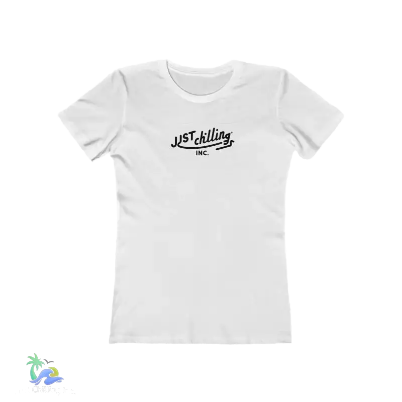 The Boyfriend Tee for Women just chilling waterfall fall - T-Shirt