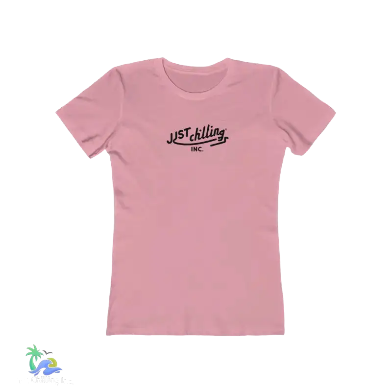 The Boyfriend Tee for Women just chilling waterfall fall - T-Shirt